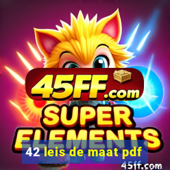 42 leis de maat pdf